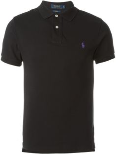 футболка-поло с вышитым логотипом  Polo Ralph Lauren