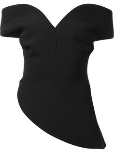 блузка с открытыми плечами Brandon Maxwell