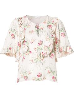 блузка с цветочным принтом Vilshenko