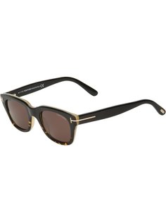 солнцезащитные очки с золотистыми деталями Tom Ford Eyewear
