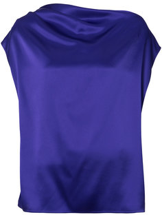 блуза на одно плечо с открытой спинкой Lanvin