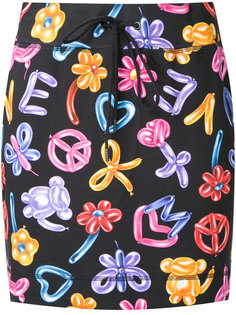 юбка с логотипом из шариков Love Moschino