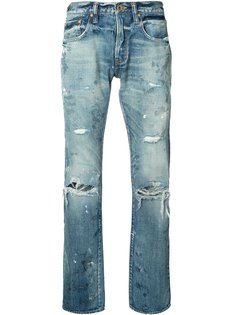 джинсы с эффектом поношенности Prps