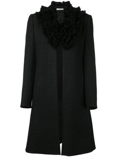 пальто с ворсистым воротником Lanvin