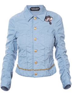 джинсовая куртка с изображением поцелуя Undercover