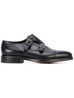 туфли дерби с пряжками John Lobb