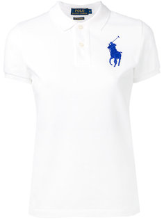 рубашка-поло с крупным логотипом Polo Ralph Lauren