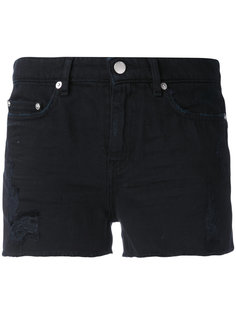 джинсовые шорты с рваной отделкой Blk Dnm
