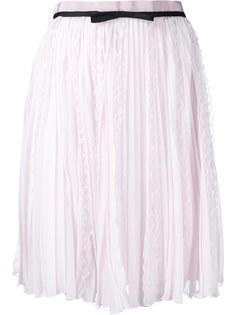 юбка с вертикальными рюшами Giambattista Valli