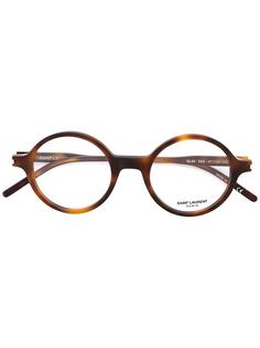 очки в круглой оправе Saint Laurent Eyewear