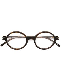 очки в круглой оправе Saint Laurent Eyewear