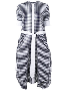 платье в клетку Thom Browne
