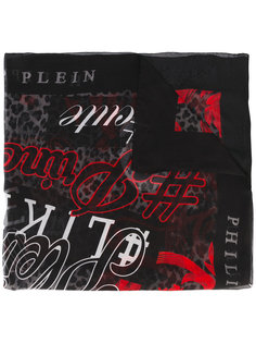 шарф с принтом Philipp Plein