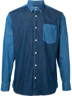 джинсовая рубашка с накладным карманом Cerruti 1881