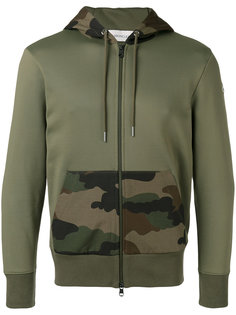 толстовка с капюшоном с камуфляжными элементами Moncler