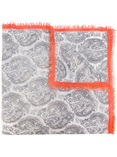 шарф с контрастной отделкой Bajra