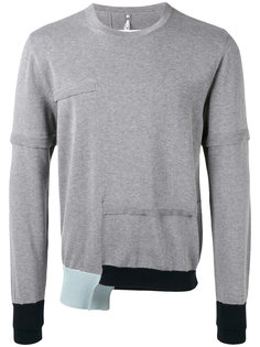 свитер с контрастными манжетами Oamc