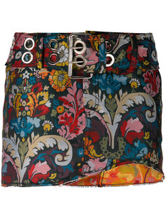 асимметричная юбка с цветочным узором Marquesalmeida Marquesalmeida
