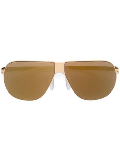 солнцезащитные очки-авиаторы в стиле "ретро" Mykita