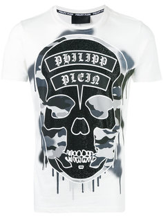 футболка с принтом черепа Philipp Plein