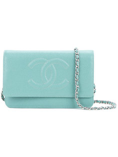 сумка-кошелек на цепочке с логотипом СС Chanel Vintage