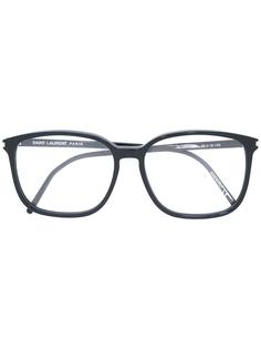 очки в квадратной оправе Saint Laurent Eyewear