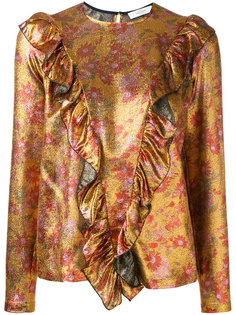 блузка с цветочным принтом Roseanna