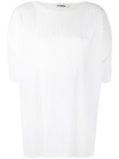 футболка в рубчик Jil Sander