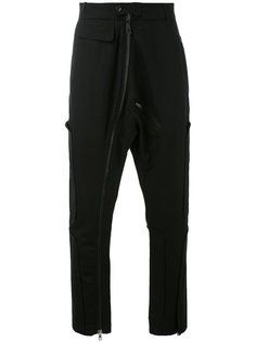 брюки прямого кроя с заниженной проймой Tom Rebl