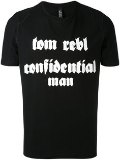 футболка с принтом-логотипом Tom Rebl