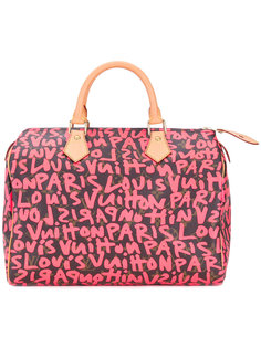сумка с граффити Speedy Louis Vuitton Vintage