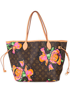 сумка-тоут с цветами Louis Vuitton Vintage