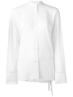 рубашка с запахом на спине Helmut Lang