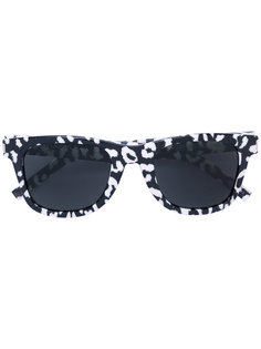 солнцезащитные очки с пятнистым принтом Saint Laurent Eyewear