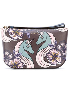 косметичка с принтом единорогов Furla