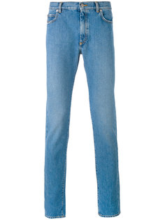 джинсы кроя скинни с потертой отделкой Maison Margiela