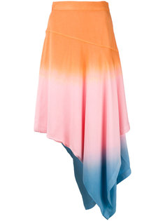 асимметричная юбка с градиентным узором J.W.Anderson