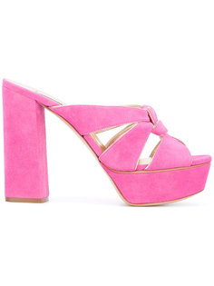 мюли на платформе Casadei