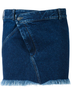 короткая джинсовая юбка  A.F.Vandevorst