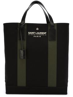 сумка-тоут с принтом логотипа Saint Laurent