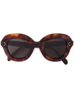 объемные солнцезащитные очки Havana Céline Eyewear