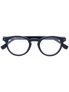 очки в круглой оправе Fendi Eyewear