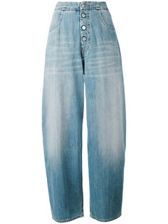 широкие джинсы Mm6 Maison Margiela