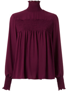 pleated turtle neck top Olympiah