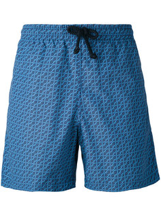 шорты для плавания с мелким принтом Fashion Clinic Timeless