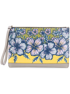 клатч с цветочным принтом Furla
