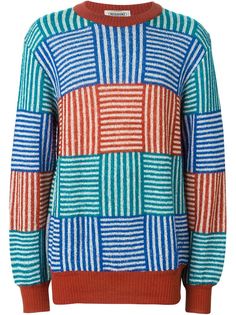 свитер с геометрическим узором  Missoni Vintage