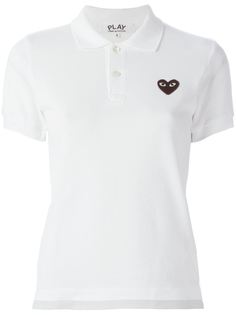 поло с вышитым сердцем Comme Des Garçons Play