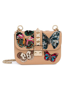 сумка через плечо с бабочками Valentino Garavani Glam Lock Valentino