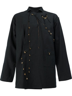 куртка с декоративными подвесками Yohji Yamamoto